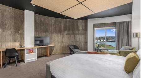 Peppers Silo Hotel bedroom